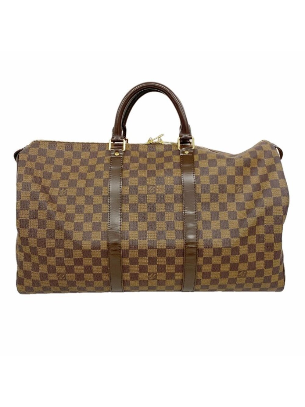 Louis Vuitton Boston Bag Damier Keepall 50 Ebene